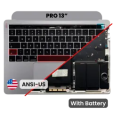 Apple Macbook Pro 13 (A1706) Top Case with Keyboard & Battery (US English) - Space Gray OEM-Equivalent