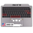Apple Macbook Pro 13 (A1706) Top Case with Keyboard (US English) - Space Gray Pulled