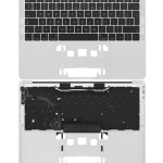 Apple Macbook Pro 13 (A1708) Top Case with Keyboard (UK English) - Silver Pulled