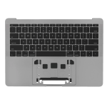 Apple Macbook Pro 13 (A1708) Top Case with Keyboard & Battery (US English) - Space Gray Pulled