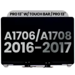 Apple Macbook Pro 13 (A1706 / A1708) Display Complete with Housing - Space Gray Pulled C