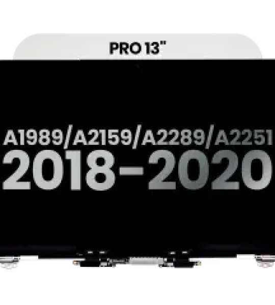 Apple Macbook Pro 13 (A1989 / A2159 / A2289) Display Complete with Housing - Silver Pulled A