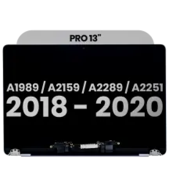 Apple Macbook Pro 13 (A1989 / A2159 / A2289) Display Complete with Housing - Space Gray Pulled A