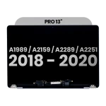 Apple Macbook Pro 13 (A1989 / A2159 / A2289) Display Complete with Housing - Space Gray Pulled A