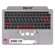 Apple Macbook Pro 13 (A1989) Top Case with Keyboard (US English) - Space Gray Pulled