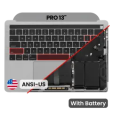 Apple Macbook Pro 13 (A1989) Top Case with Keyboard & Battery (US English) - Space Gray Pulled