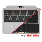 Apple Macbook Pro 13 (A2159) Top Case with Keyboard & Battery (US English) - Space Gray OEM-Equivalent