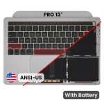 Apple Macbook Pro 13 (A2159) Top Case with Keyboard & Battery (US English) - Space Gray Pulled B
