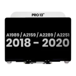 Apple Macbook Pro 13 (A1989 / A2159 / A2289) Display Complete with Housing - Silver Pulled B