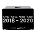Apple Macbook Pro 13 (A1989 / A2159 / A2289) Display Complete with Housing - Space Gray Pulled A
