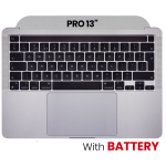 Apple Macbook Pro 13 (A2251) Top Case with Keyboard & Battery (US English) - Silver Pulled A