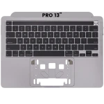 Apple Macbook Pro 13 (A2251) Top Case with Keyboard (US English) - Space Gray OEM-Equivalent