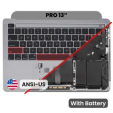 Apple Macbook Pro 13 (A2251) Top Case with Keyboard & Battery (US English) - Space Gray OEM-Equivalent