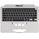 Apple Macbook Pro 13 (A2251) Top Case with Keyboard - Silver OEM-Equivalent