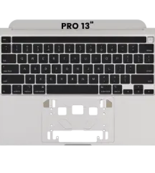 Apple Macbook Pro 13 (A2251) Top Case with Keyboard - Silver OEM-Equivalent