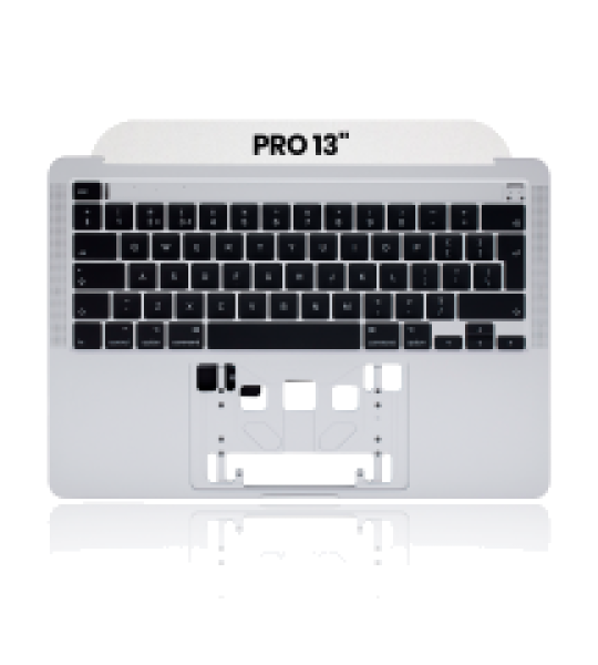 Apple Macbook Pro 13 (A2289) Top Case with Keyboard (UK English) - Silver Pulled
