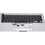Apple Macbook Pro 13 (A2289) Top Case with Keyboard (UK English) - Silver Pulled