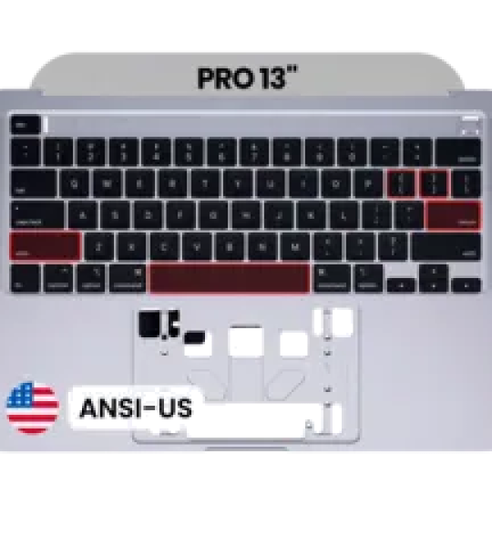 Apple Macbook Pro 13 (A2289) Top Case with Keyboard (US English) - Space Gray Pulled
