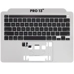 Apple Macbook Pro 13 (A2289) Top Case with Keyboard (US English) - Silver Pulled