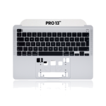 Apple Macbook Pro 13 (A2289) Top Case with Keyboard (UK English) - Silver Pulled