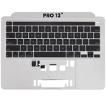 Apple Macbook Pro 13 (A2289) Top Case with Keyboard (US English) - Silver Pulled