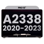 Apple Macbook Pro 13 M1 (A2338) Display Complete with Housing - Space Gray Pulled B