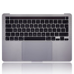 Apple Macbook Pro 13 M1 (A2338) Top Case with Keyboard & Battery (UK English) - Space Gray OEM-Equivalent