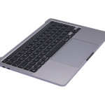 Apple Macbook Pro 13 M1 (A2338) Top Case with Keyboard & Battery (UK English) - Space Gray OEM-Equivalent