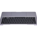 Apple Macbook Pro 13 M1 (A2338) Top Case with Keyboard & Battery (UK English) - Space Gray OEM-Equivalent