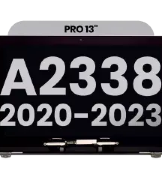 Apple Macbook Pro 13 M1 (A2338) Display Complete with Housing - Space Gray Pulled A