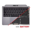 Apple Macbook Pro 13 M1 (A2338) Top Case with Keyboard & Battery (UK English) - Space Gray OEM-Equivalent