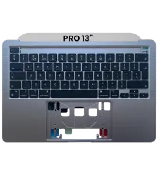 Apple Macbook Pro 13 (A2338) Top Case with Keyboard (UK English) - Space Gray OEM-Equivalent