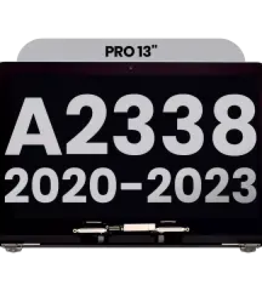 Apple Macbook Pro 13 M1 (A2338) Display Complete with Housing - Space Gray Pulled B
