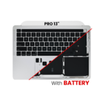 Apple Macbook Pro 13 M1 (A2338) Top Case with Keyboard & Battery (US English) - Silver Pulled A