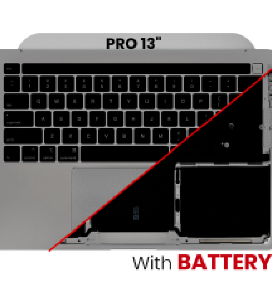 Apple Macbook Pro 13 M1 (A2338) Top Case with Keyboard & Battery (US English) - Space Gray Pulled A