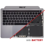 Apple Macbook Pro 13 M1 (A2338) Top Case with Keyboard & Battery (US English) - Space Gray OEM-Equivalent