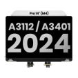 Apple Macbook Pro 14 (A3112 / A3401 / A3185 / A3434) Display Complete with Housing - Space Black Pulled A