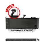 Apple Macbook Pro 15 (A1286) Battery A1382 OEM-Equivalent