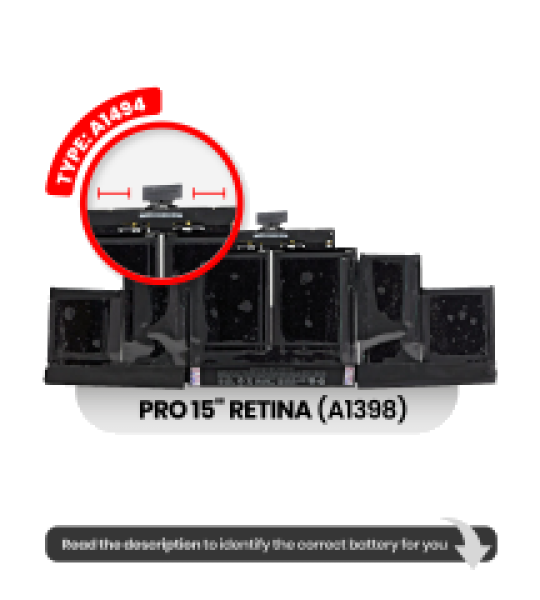 Apple Macbook Pro 15 (A1398) Battery A1494 OEM-Equivalent