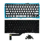 Apple Macbook Pro 15 (A1398) Keyboard with Backlight & Screws (US English) OEM-Equivalent