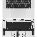 Apple Macbook Pro 15 (A1707) Top Case with Keyboard & Battery (UK English) - Silver OEM-Equivalent