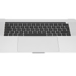 Apple Macbook Pro 15 (A1707) Top Case with Keyboard & Battery (UK English) - Silver OEM-Equivalent