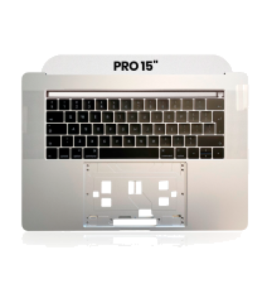 Apple Macbook Pro 15 (A1707) Top Case with Keyboard (UK English) - Silver Pulled