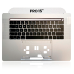 Apple Macbook Pro 15 (A1707) Top Case with Keyboard (UK English) - Silver Pulled