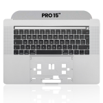 Apple Macbook Pro 15 (A1707) Top Case with Keyboard (UK English) - Space Gray Pulled