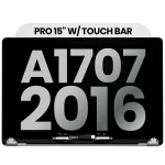 Apple Macbook Pro 15 (A1707) Display Complete with Housing - Silver Pulled B