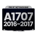 Apple Macbook Pro 15 (A1707) Display Complete with Housing - Space Gray Pulled A