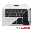 Apple Macbook Pro 15 (A1707) Top Case with Keyboard & Battery (UK English) - Silver OEM-Equivalent