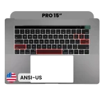 Apple Macbook Pro 15 (A1707) Top Case with Keyboard (US English) - Space Gray Pulled B