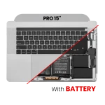 Apple Macbook Pro 15 (A1990) Top Case with Keyboard & Battery (US English) - Space Gray Pulled A